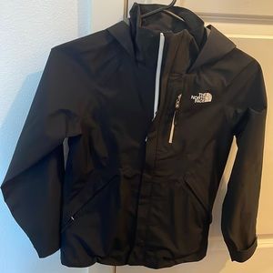 Girls North Face Gore Tex rain coat lightly worn